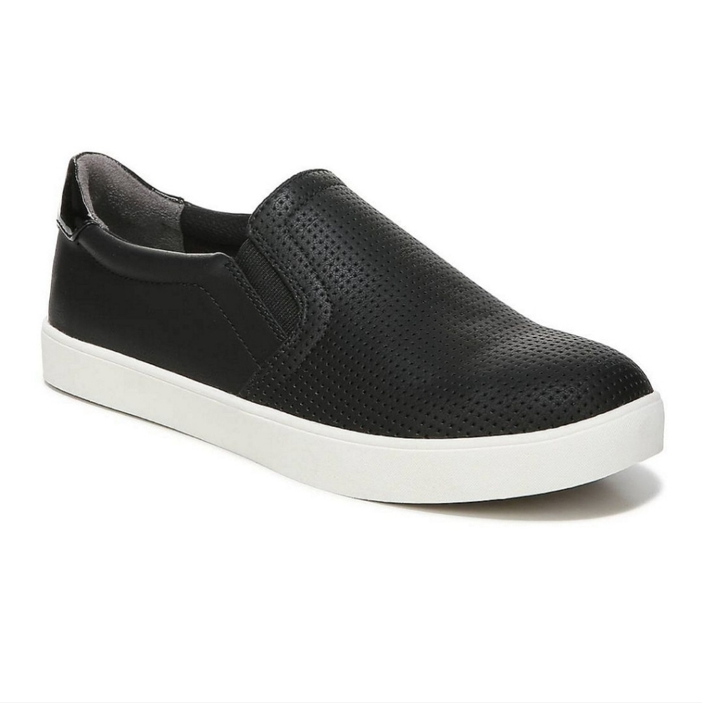 Dr. Scholl's Madison Slip-on Sneakers in Black Smooth •Size 8•NWT - Picture 3 of 12
